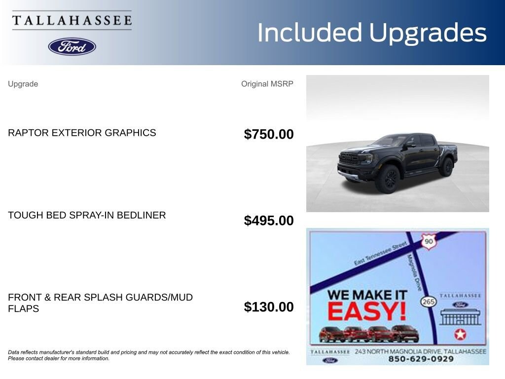 New 2025 Ford Ranger Raptor Truck SuperCrew