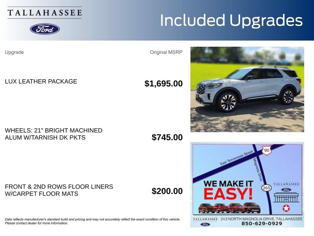 New 2026 Ford Explorer Platinum SUV