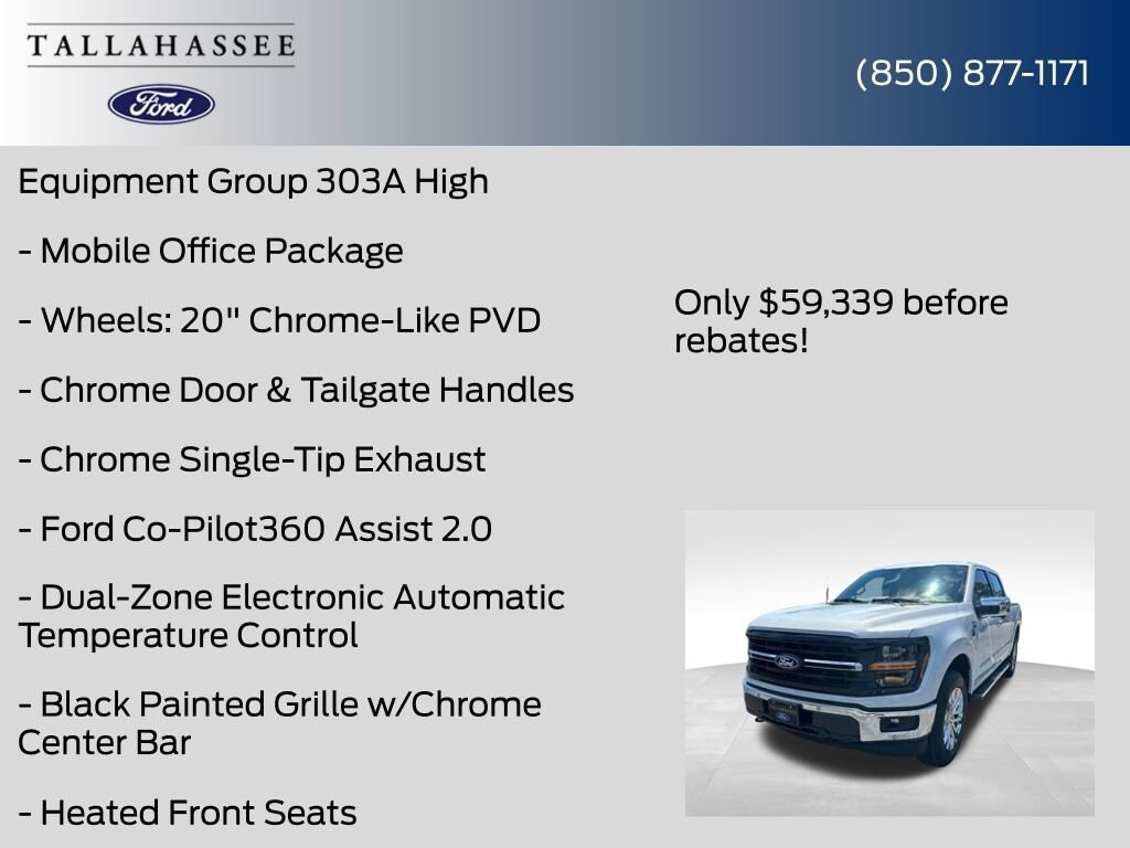 New 2025 Ford F-150 XLT Truck SuperCrew Cab