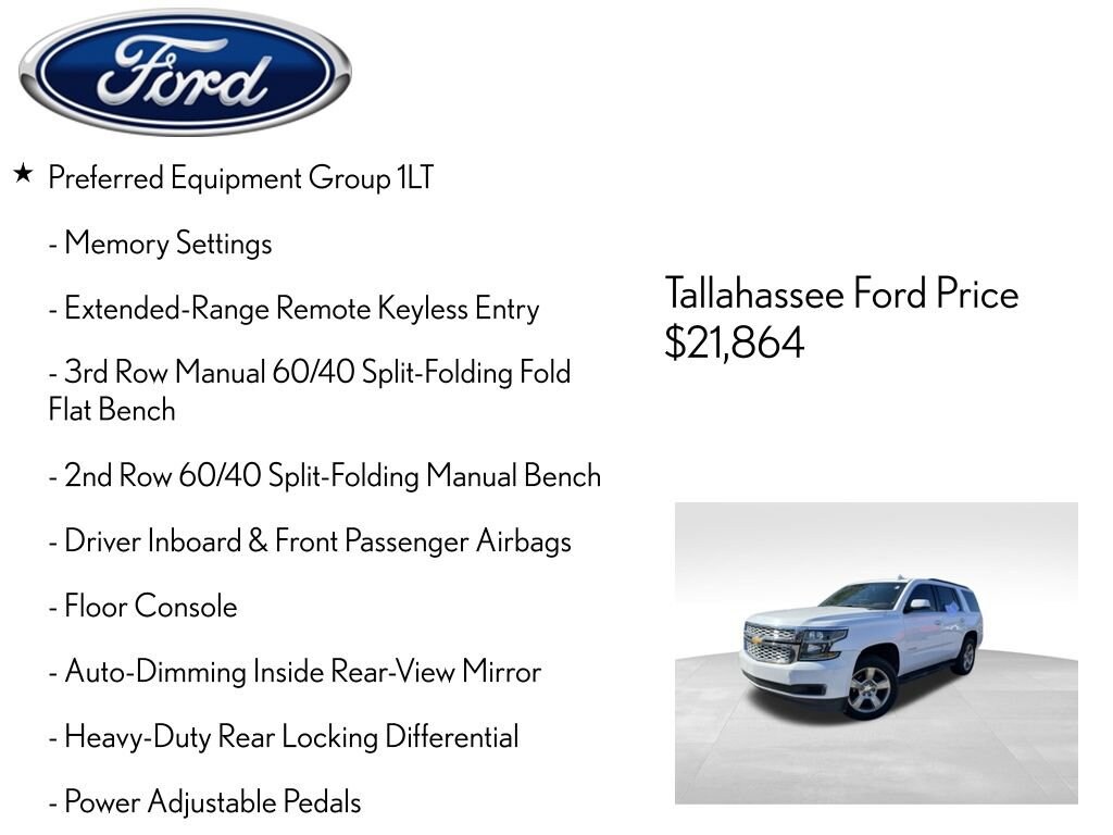 Used 2015 Chevrolet Tahoe LT SUV