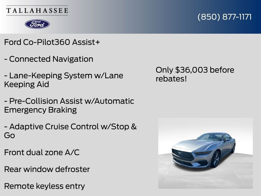 New 2025 Ford Mustang Coupe