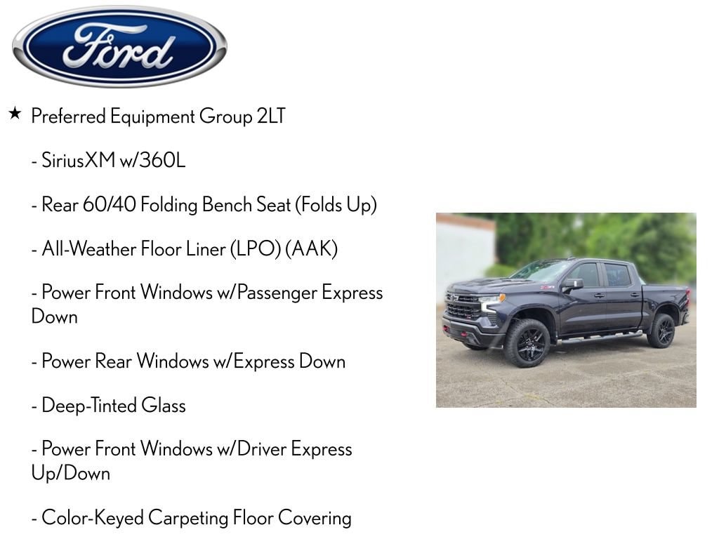 Used 2022 Chevrolet Silverado 1500 LT Trail Boss Truck Crew Cab