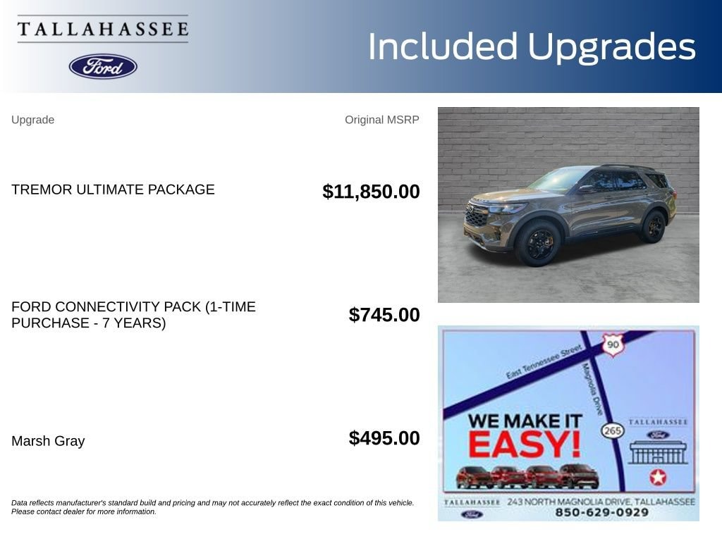New 2026 Ford Explorer Tremor SUV