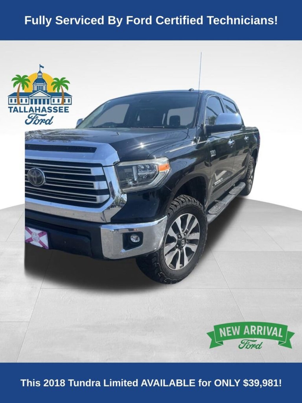 Used 2018 Toyota Tundra Limited 5.7L V8 w/FFV Truck CrewMax