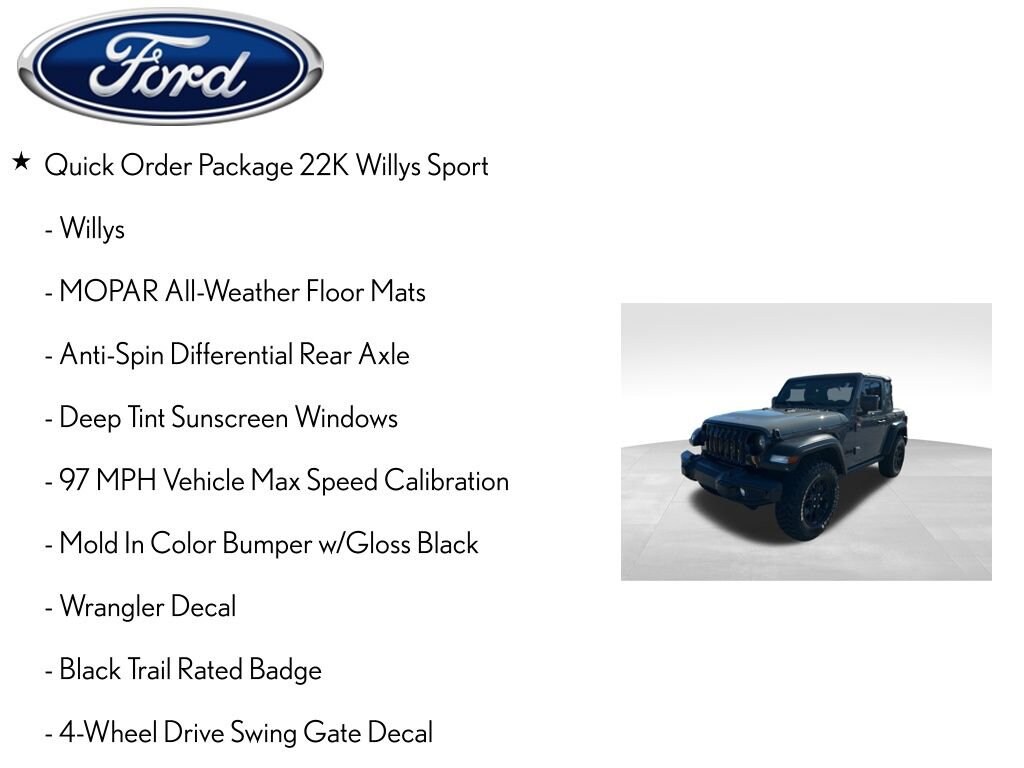 Used 2021 Jeep Wrangler Sport SUV