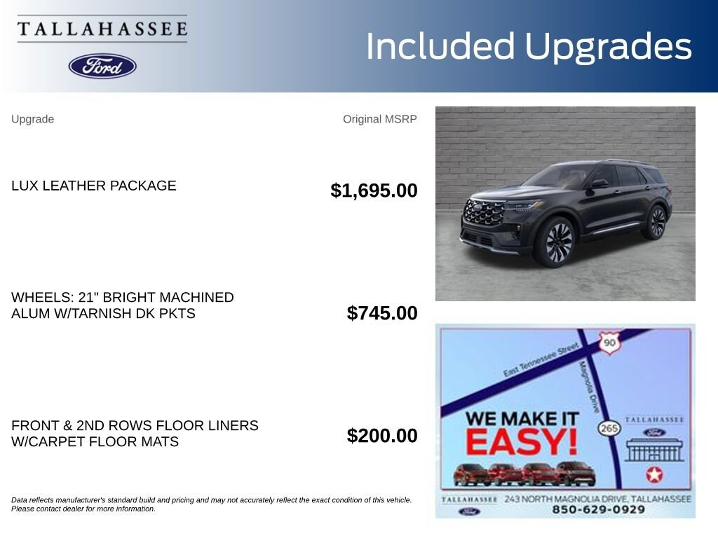 New 2026 Ford Explorer Platinum SUV