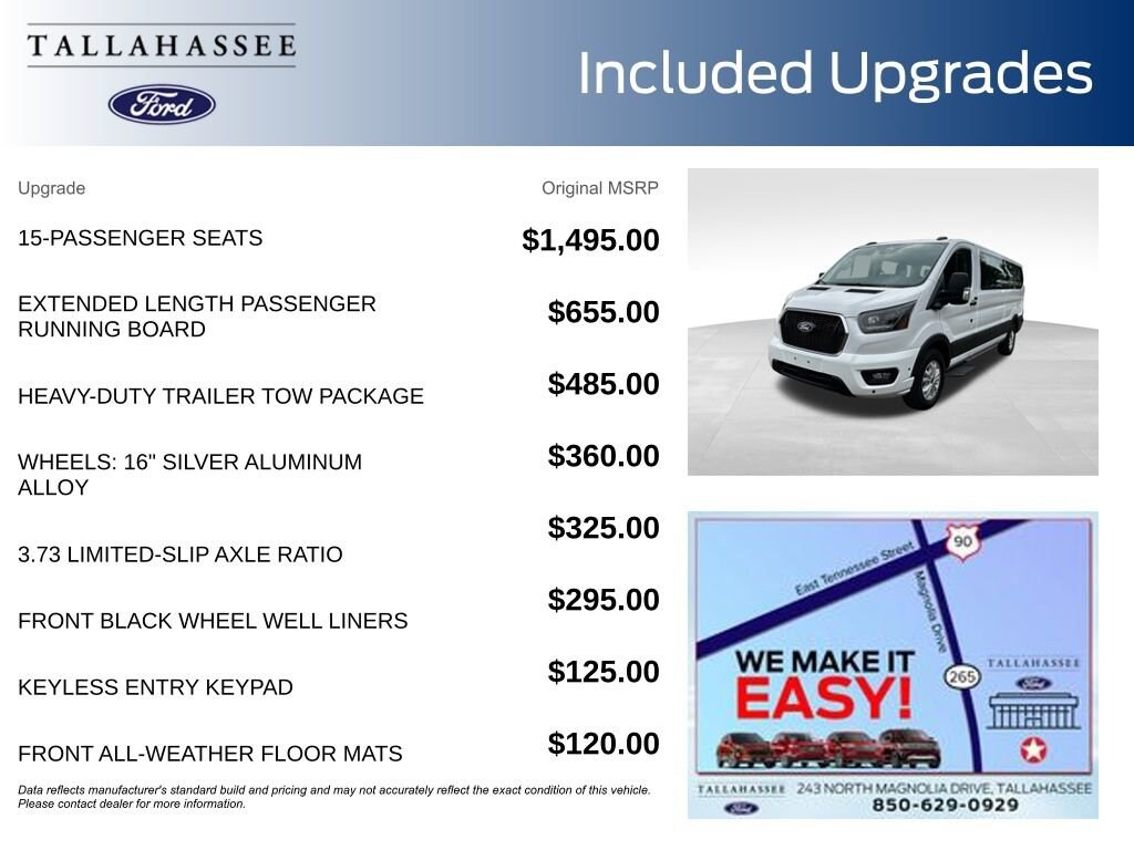 New 2026 Ford Transit-350 Passenger Wagon Low Roof Van