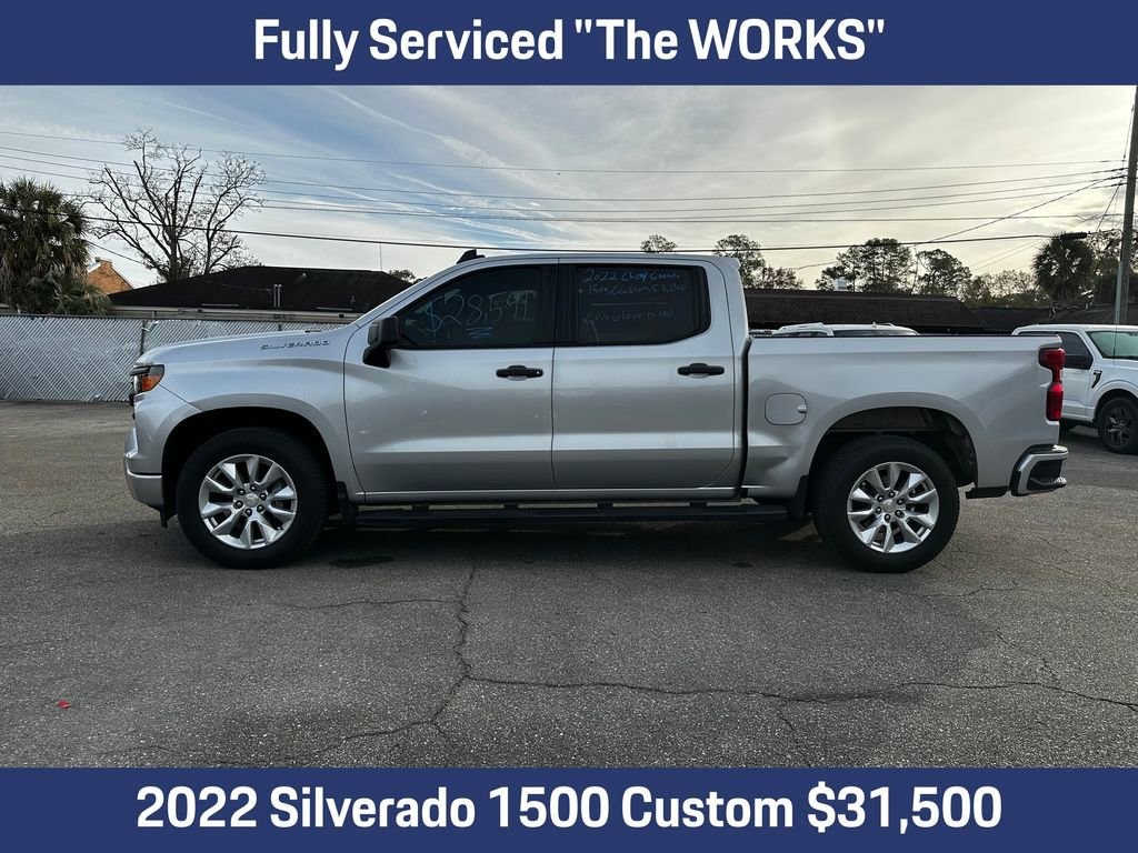 Used 2022 Chevrolet Silverado 1500 Custom Truck Crew Cab