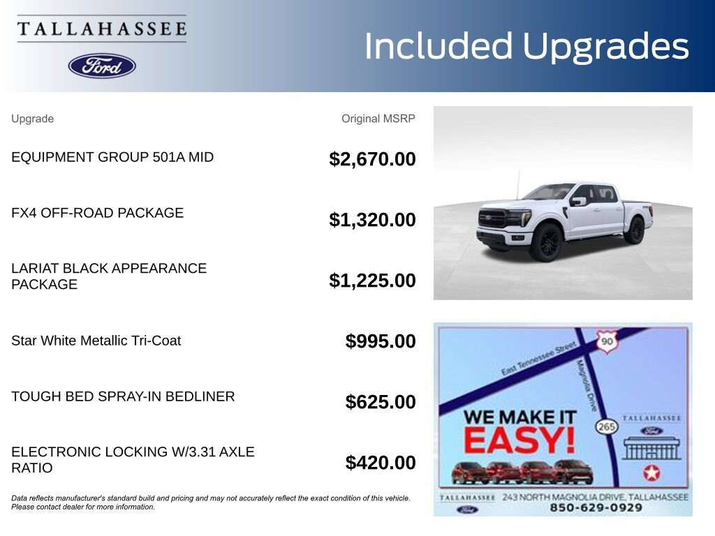 New 2025 Ford F-150 Lariat Truck SuperCrew Cab