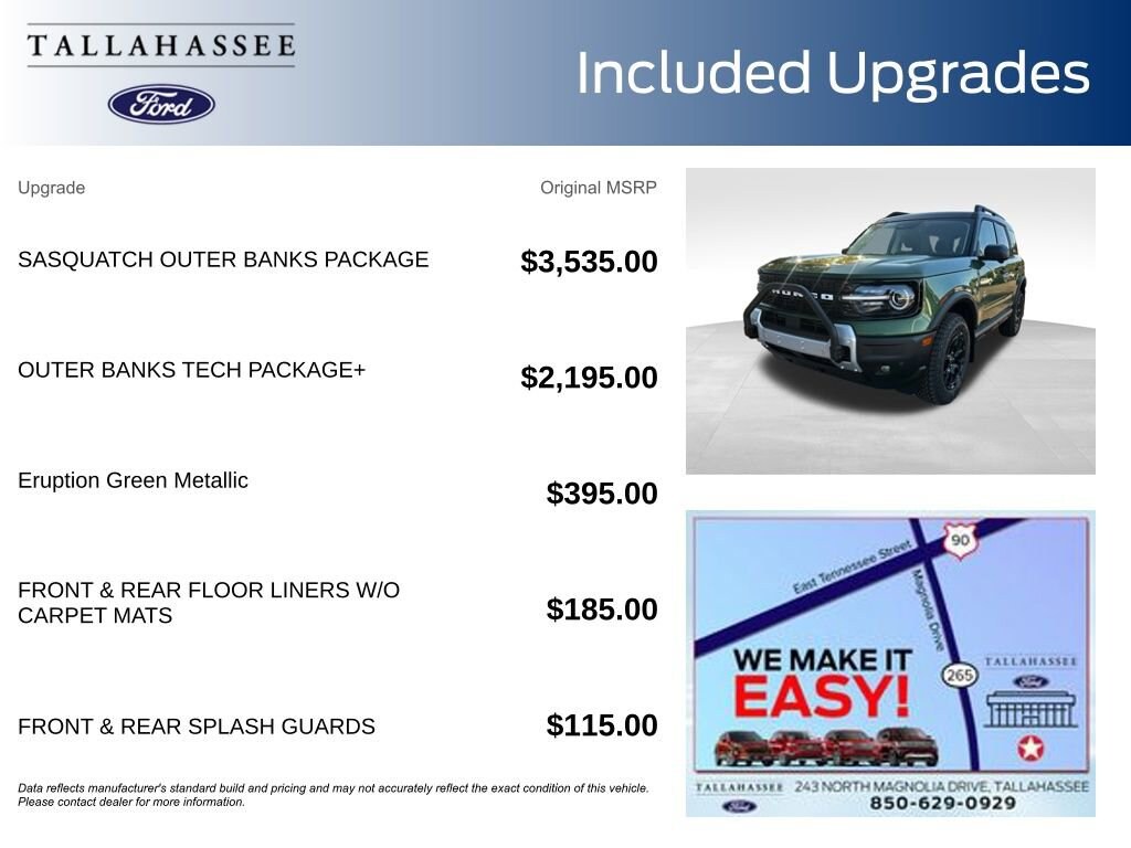 New 2025 Ford Bronco Sport Outer Banks SUV