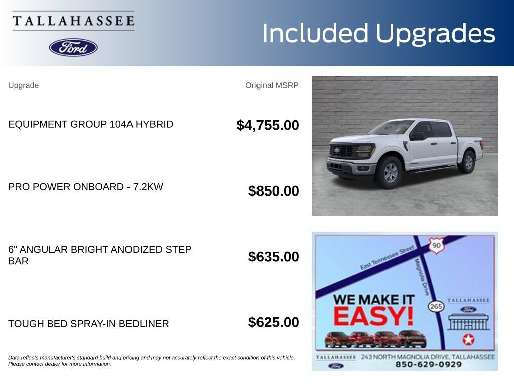 New 2026 Ford F-150 XL Hybrid Truck SuperCrew Cab