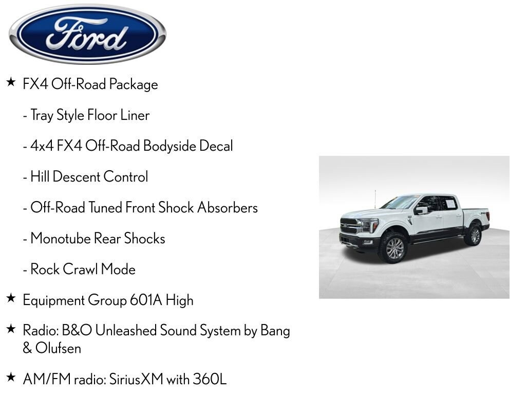 Used 2024 Ford F-150 King Ranch Truck SuperCrew Cab