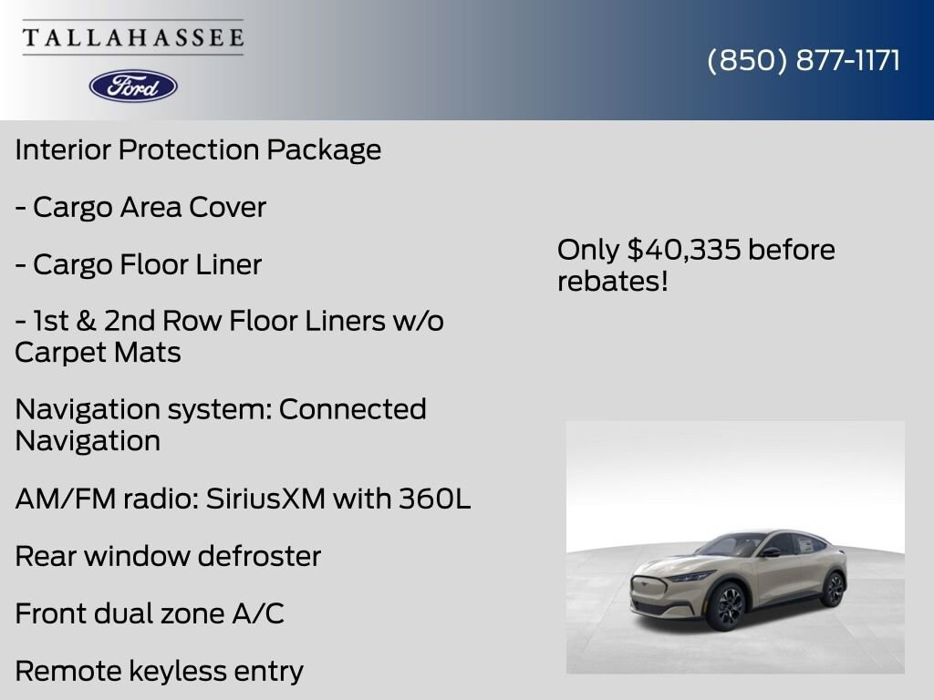 New 2025 Ford Mustang Mach-E Select SUV