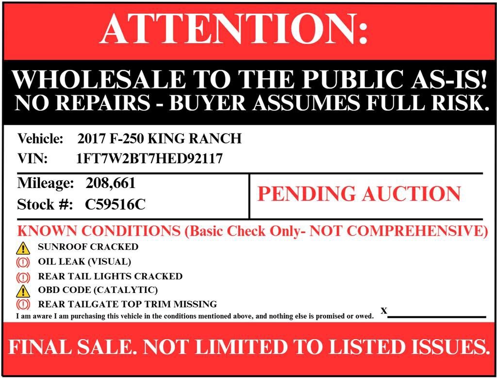 Used 2017 Ford F-250 Truck Crew Cab