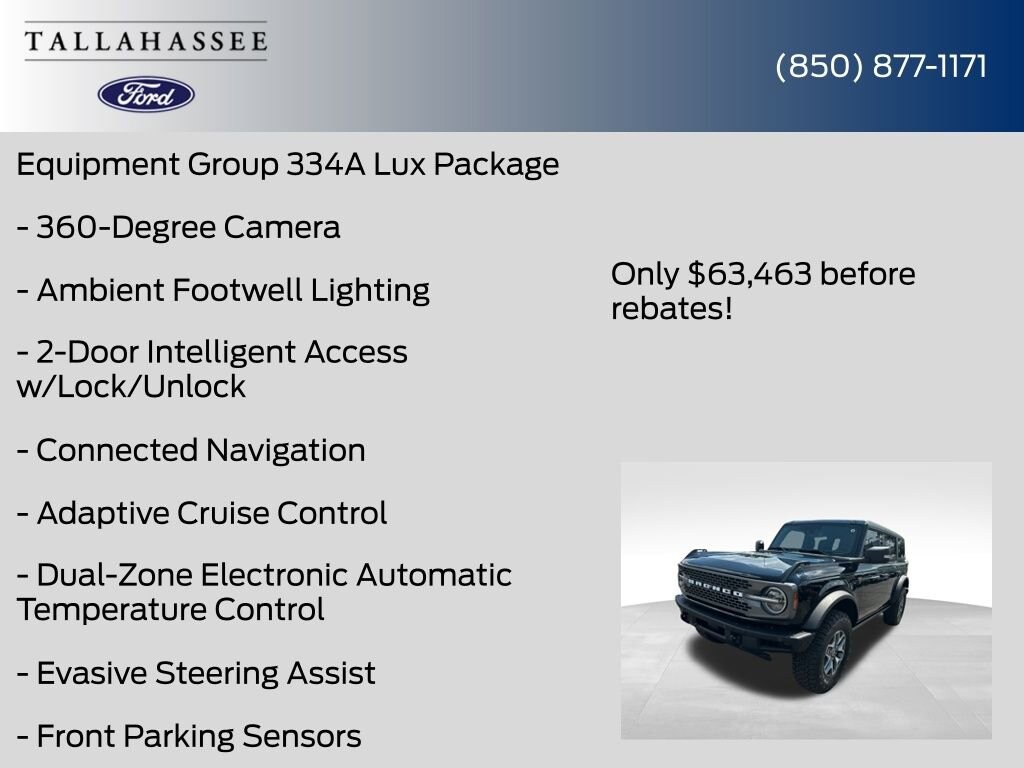 New 2025 Ford Bronco Badlands SUV