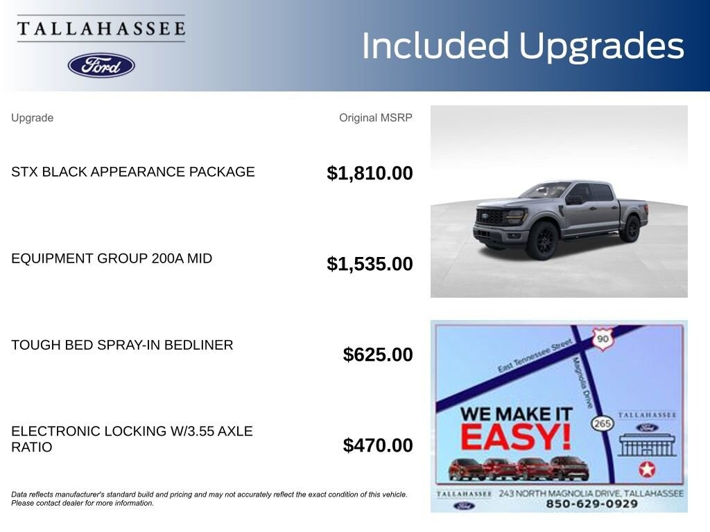 New 2025 Ford F-150 STX Truck SuperCrew Cab