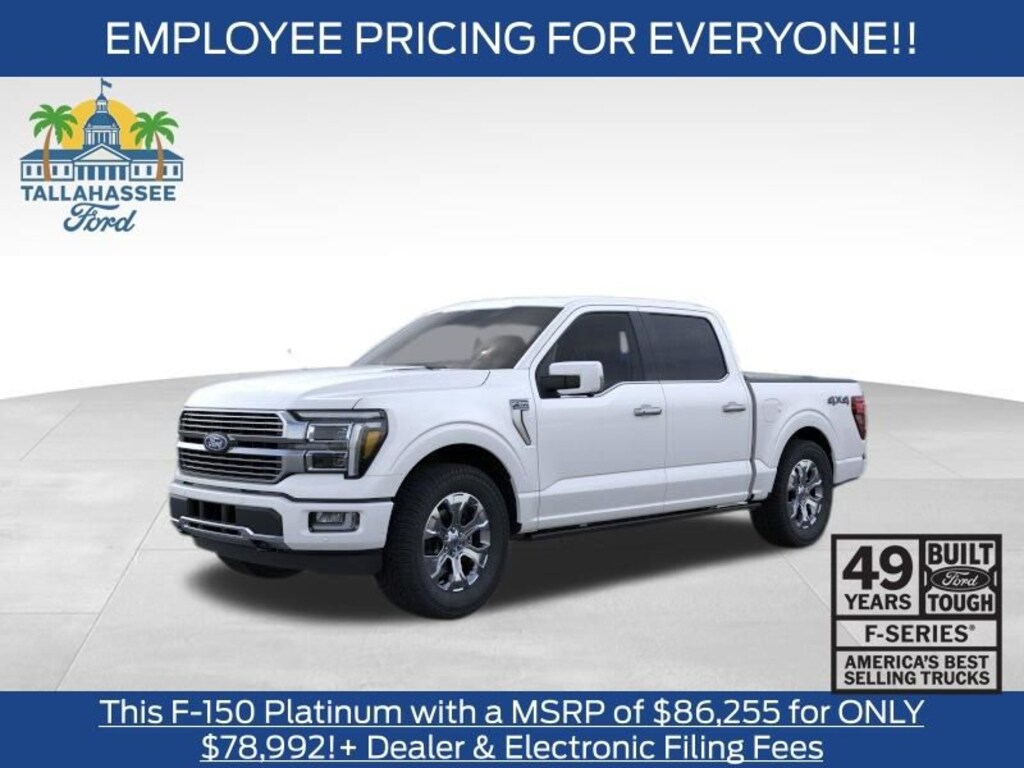 New 2026 Ford F-150 Platinum Truck SuperCrew Cab