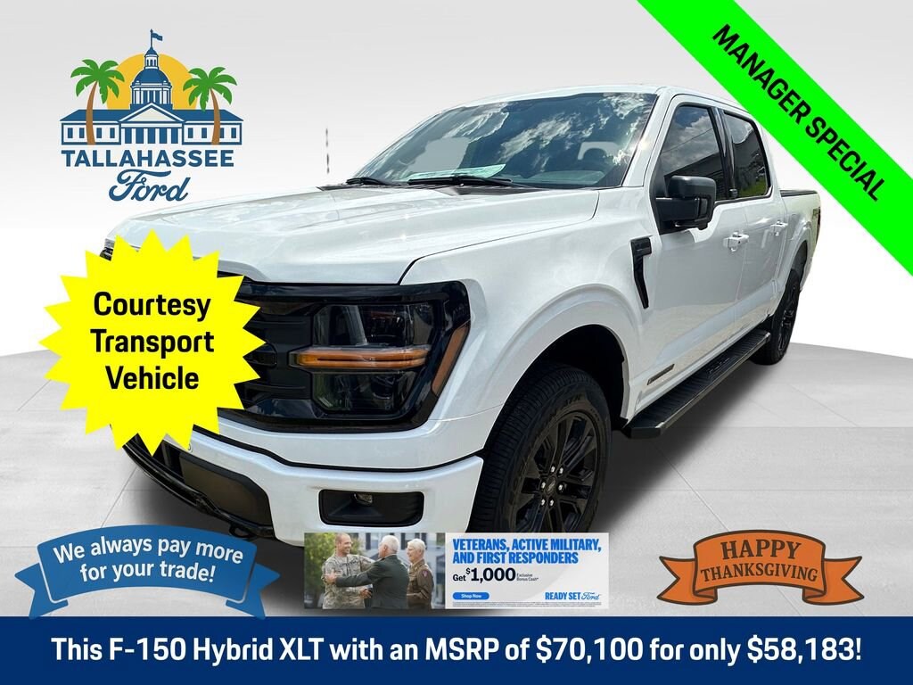 New 2025 Ford F-150 XLT Truck SuperCrew Cab