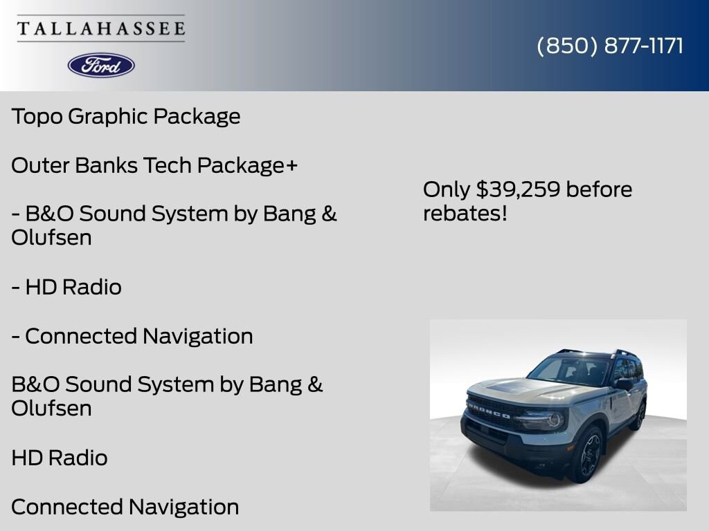 New 2025 Ford Bronco Sport Outer Banks SUV