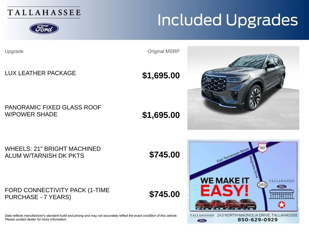 New 2026 Ford Explorer Platinum SUV