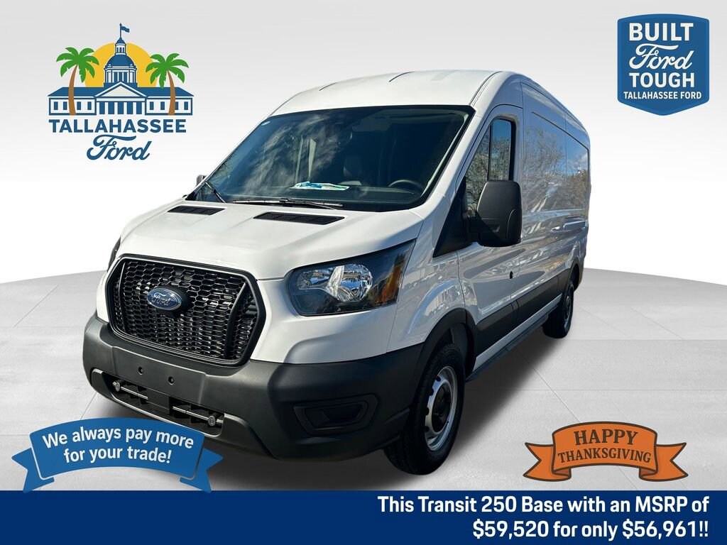 New 2025 Ford Transit-250 Cargo Base Van High Roof Ext. Van