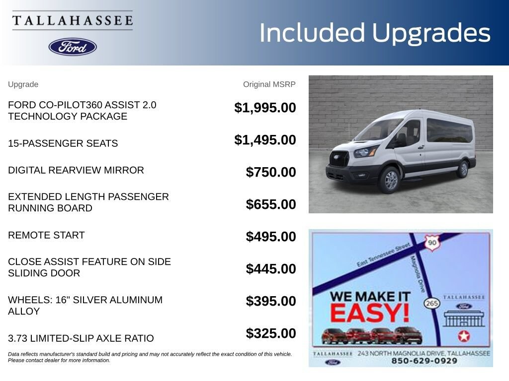New 2026 Ford Transit-350 Passenger Wagon Medium Roof Van