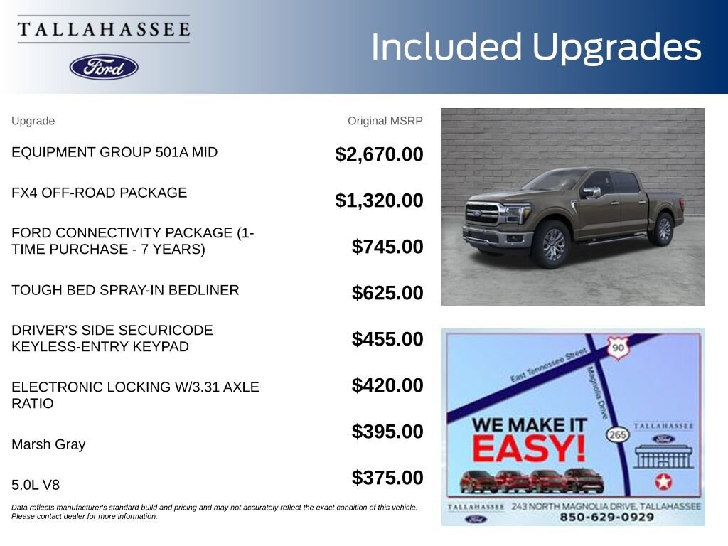 New 2026 Ford F-150 Lariat Truck SuperCrew Cab