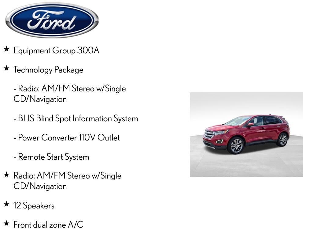 Used 2015 Ford Edge Titanium SUV