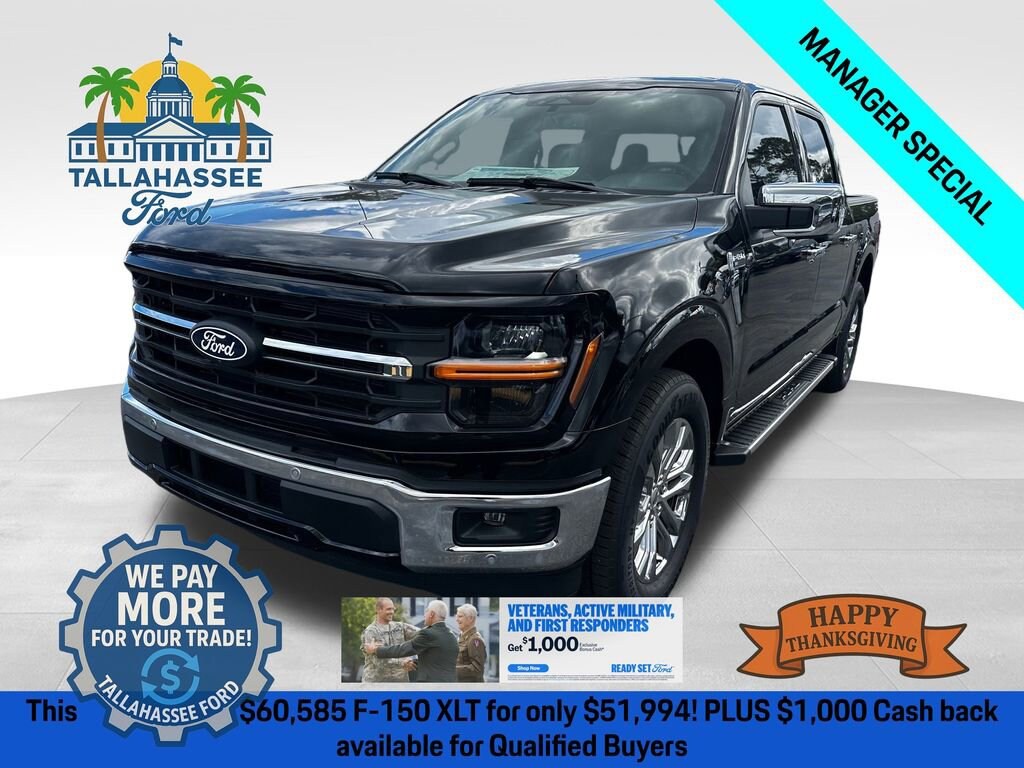 New 2025 Ford F-150 XLT Truck SuperCrew Cab