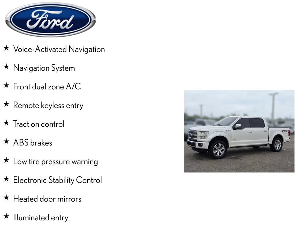 Used 2015 Ford F-150 Truck SuperCrew Cab