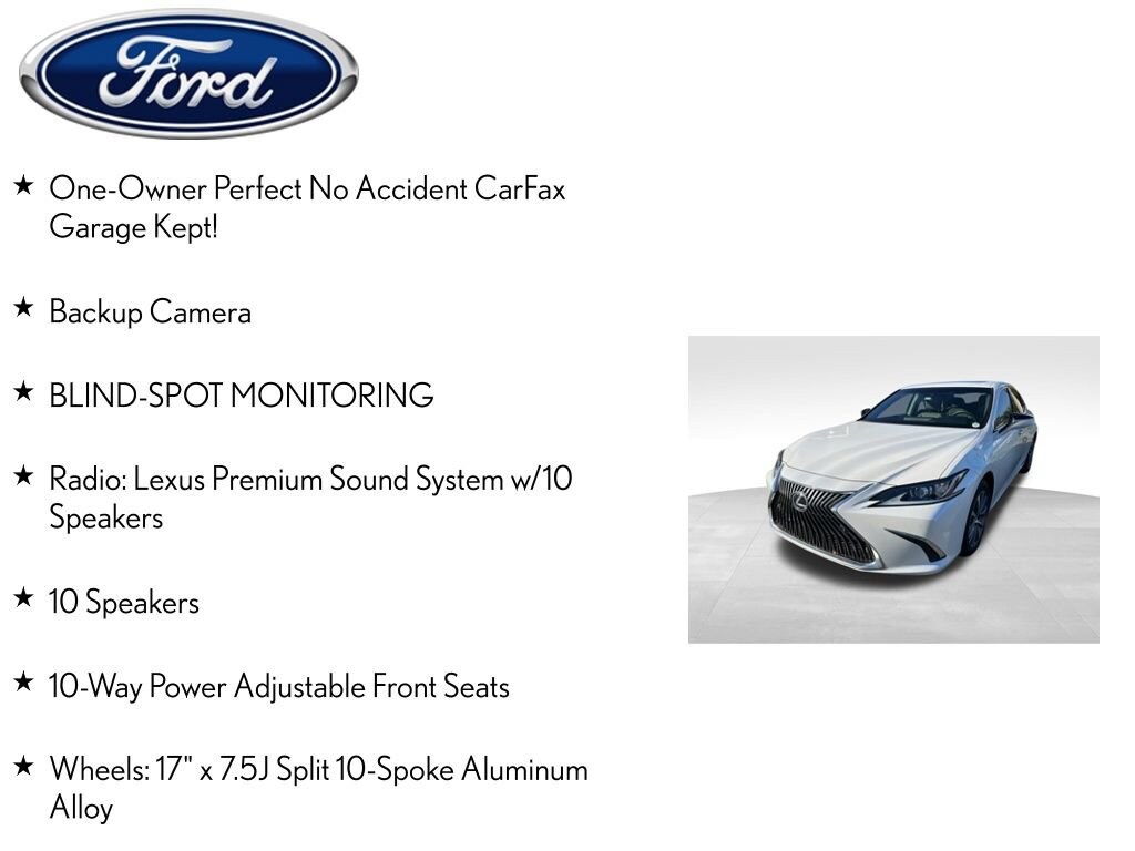 Used 2020 Lexus ES 350 Sedan