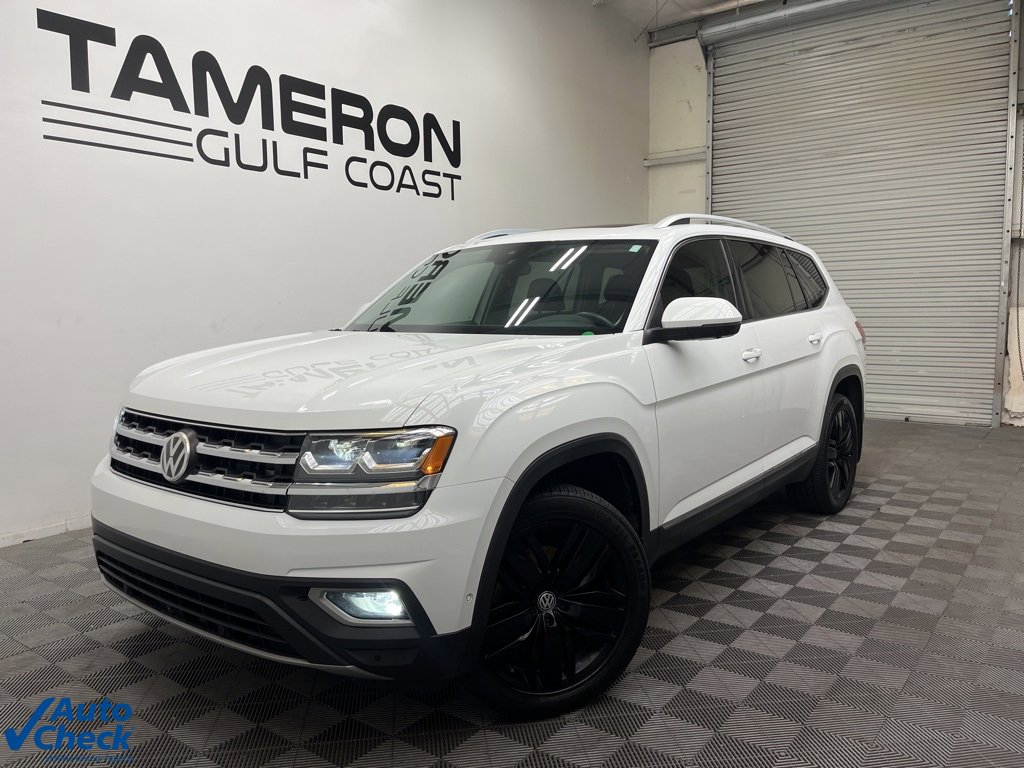 Used 2019 Volkswagen Atlas SEL Premium with VIN 1V2NR2CA8KC529529 for sale in Daphne, AL
