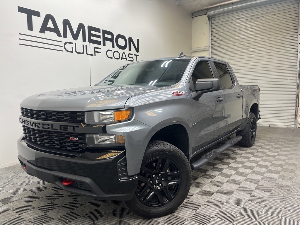 Used 2021 Chevrolet Silverado 1500 Custom Trail Boss Truck Crew Cab