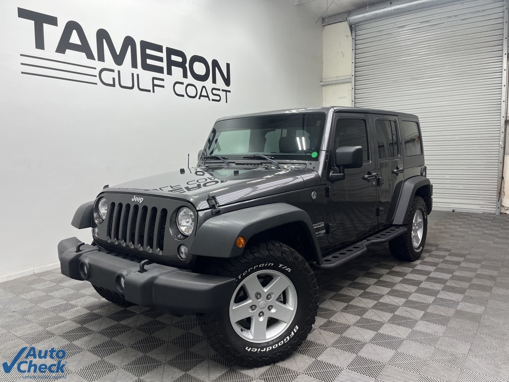 Used 2018 Jeep Wrangler JK Unlimited Sport S with VIN 1C4BJWDG6JL931652 for sale in Daphne, AL