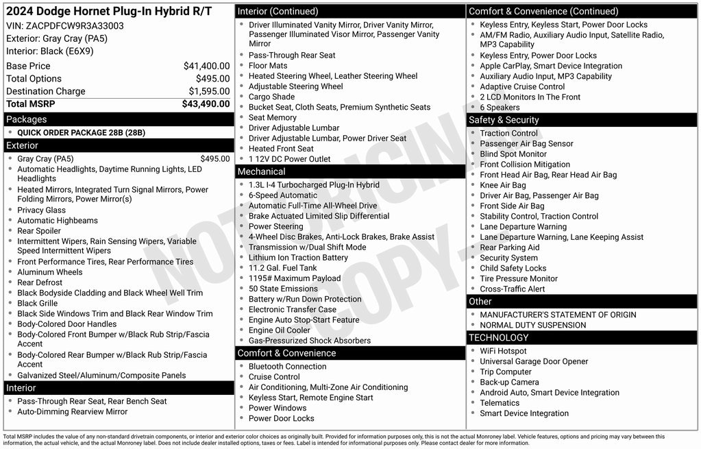 2024 Dodge Hornet R/T's photo