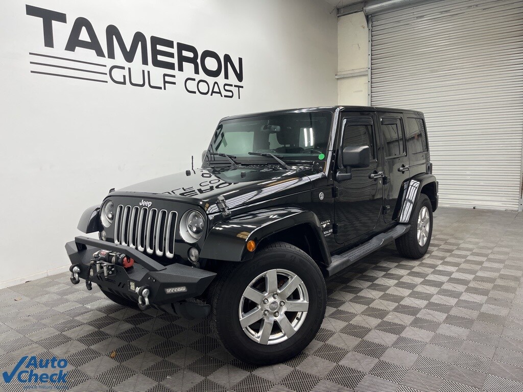 Used 2017 Jeep Wrangler Unlimited Sahara with VIN 1C4BJWEG9HL542643 for sale in Daphne, AL