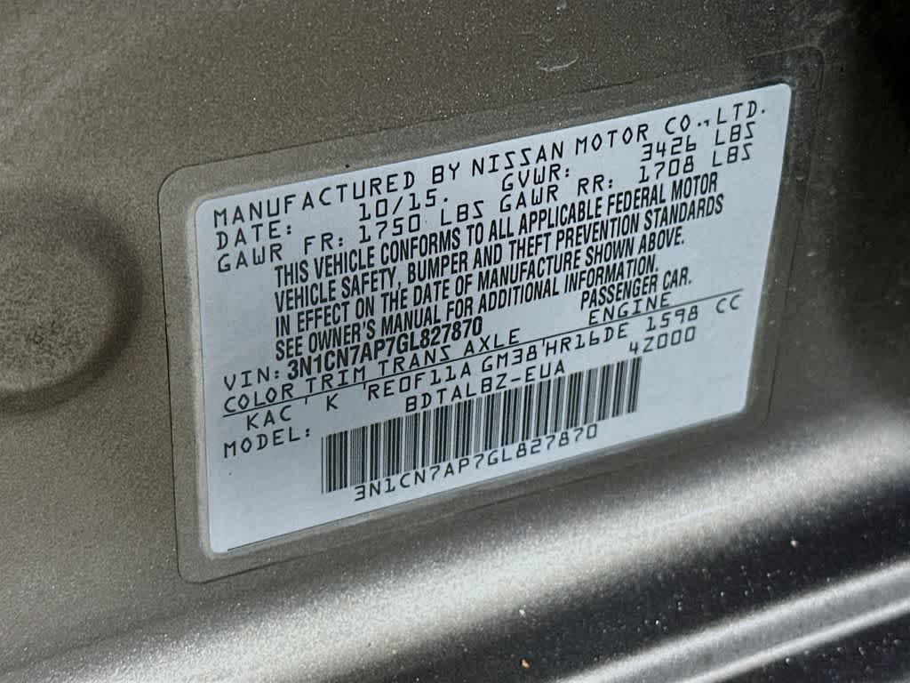 Thumbnail: 2016 Nissan Versa - 22