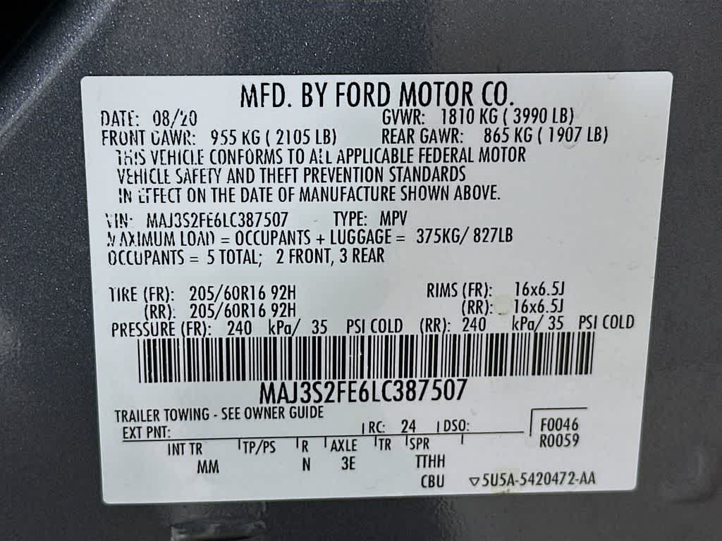 2020 Ford EcoSport S 22