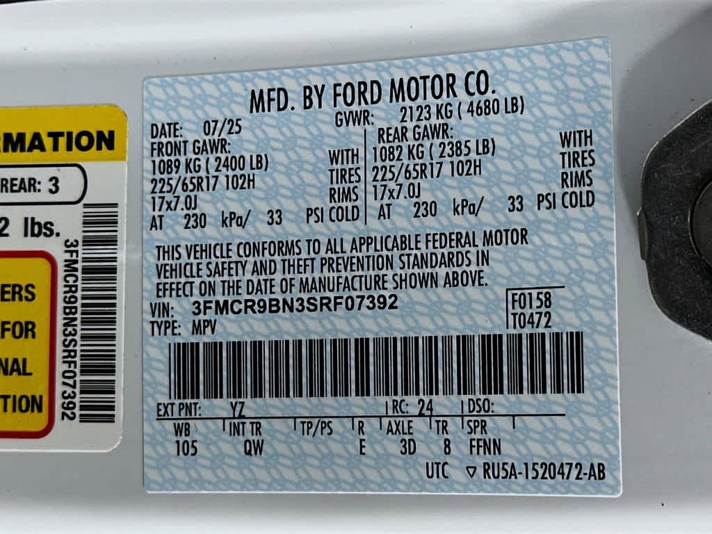 Thumbnail: 2025 Ford Bronco Sport - 22