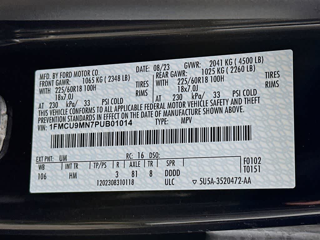 Thumbnail: 2023 Ford Escape - 23