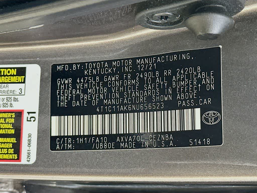 Thumbnail: 2022 Toyota Camry - 22