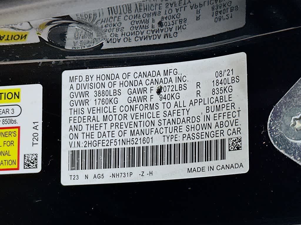 Thumbnail: 2022 Honda Civic - 22