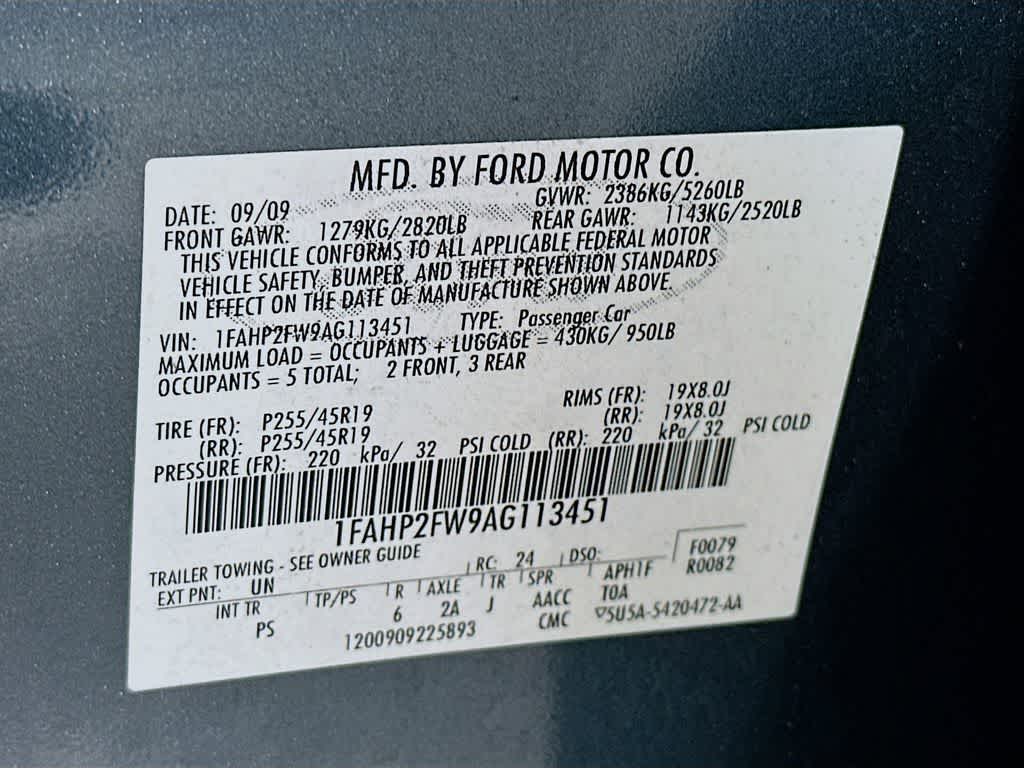 Thumbnail: 2010 Ford Taurus - 22