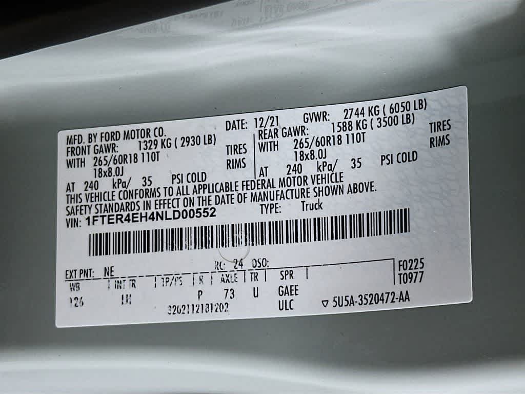 Thumbnail: 2022 Ford Ranger - 22