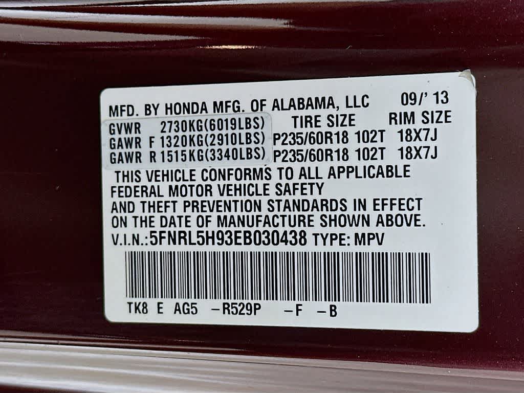Thumbnail: 2014 Honda Odyssey - 23