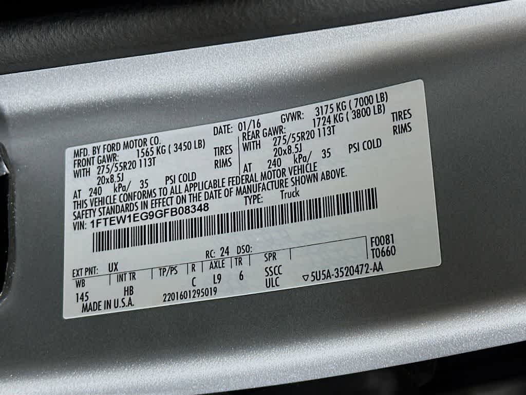 Thumbnail: 2016 Ford F-150 - 22