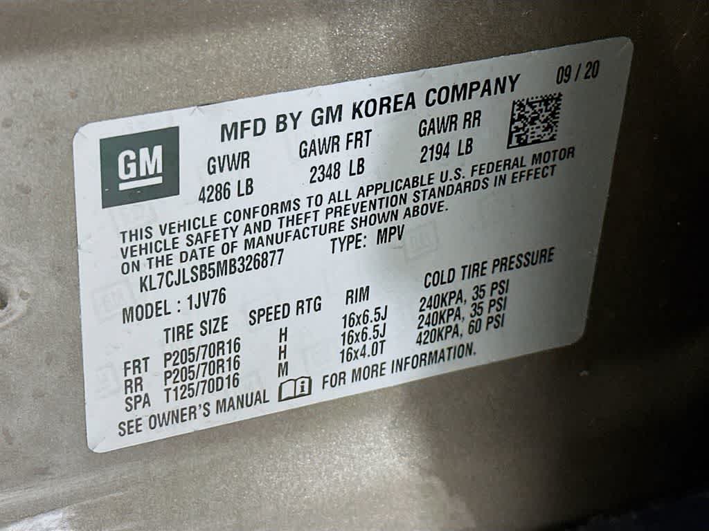 Thumbnail: 2021 Chevrolet Trax - 22