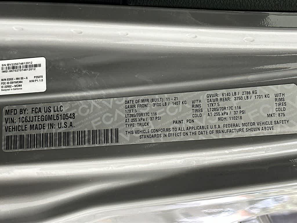 Thumbnail: 2021 Jeep Gladiator - 23