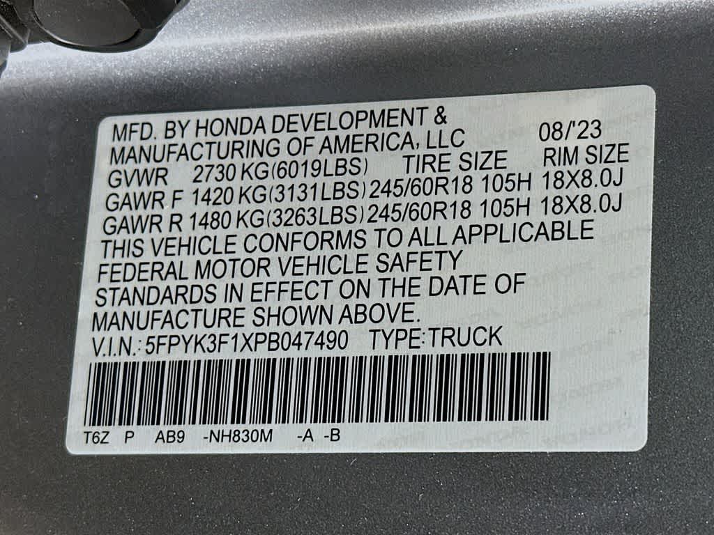 Thumbnail: 2023 Honda Ridgeline - 21