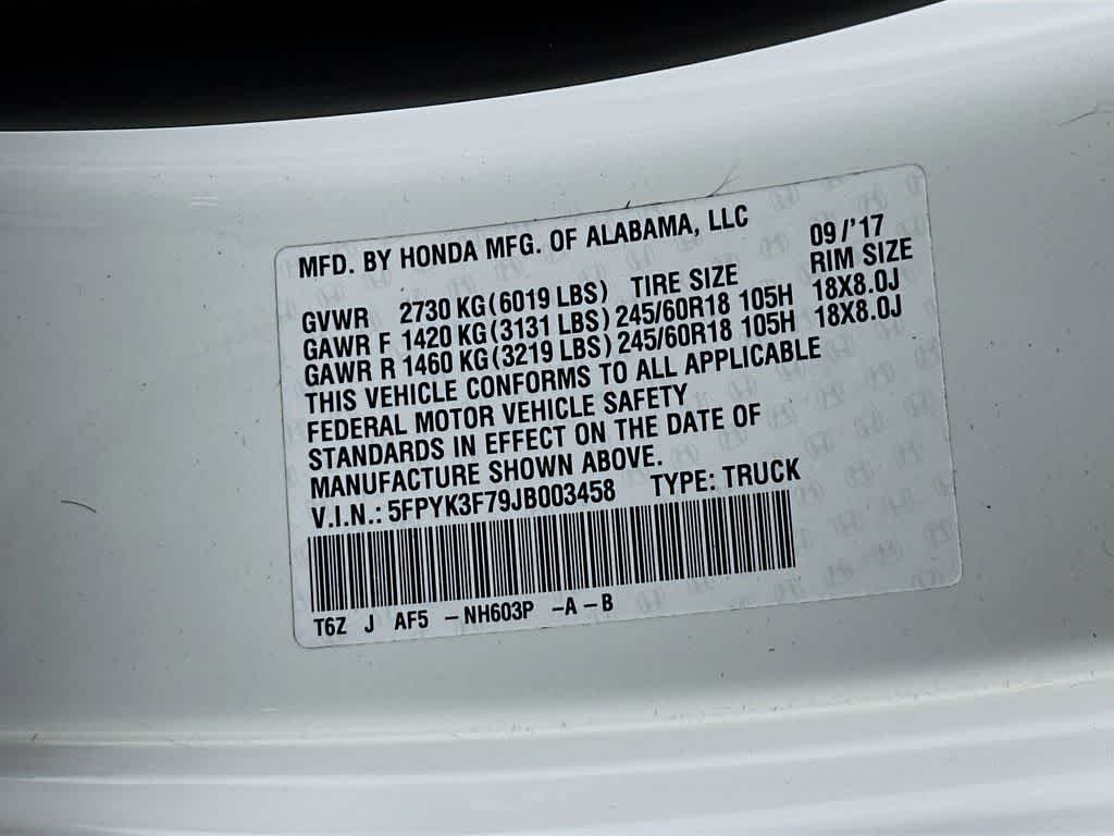 Thumbnail: 2018 Honda Ridgeline - 22